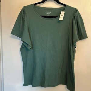 J Crew Puff Sleeve Tee